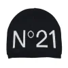 N°21 Berretto beanie in misto lana con logo | Bambino Berretti E Cappelli | Berretti E Cappelli