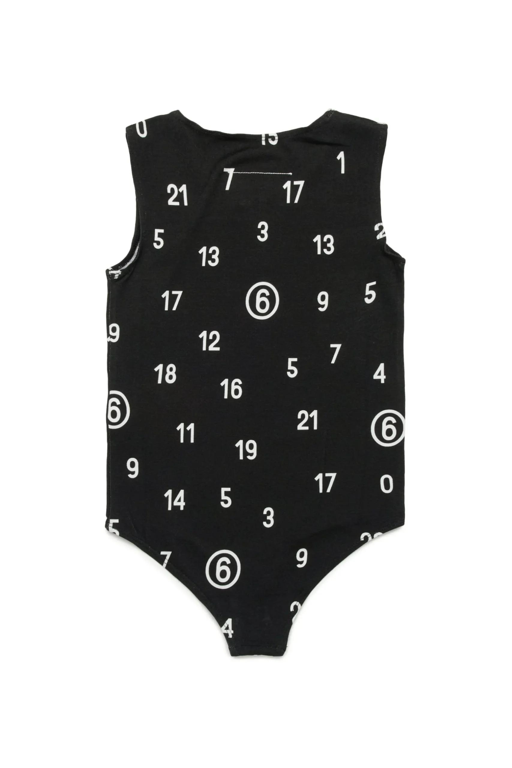 MM6 MAISON MARGIELA Body in jersey stretch allover Numeric logo | Bambino T-Shirts | Logomania