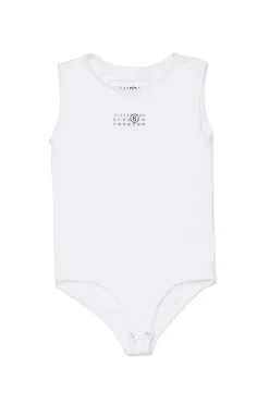 MM6 MAISON MARGIELA Body in jersey stretch con Numeric logo | Bambino T-Shirts | T-Shirts
