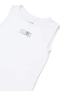 MM6 MAISON MARGIELA Body in jersey stretch con Numeric logo | Bambino T-Shirts | T-Shirts