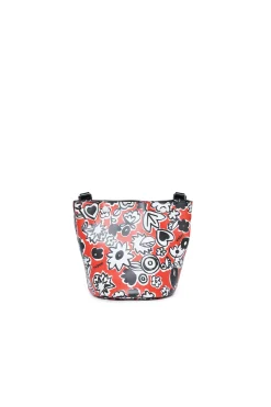 MARNI Borsa Bucket in fake leather allover Blossom | Borse E Zaini
