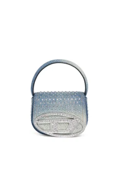 DIESEL Borsa 1DR XS in denim con strass | Bambino Borse E Zaini | Party Looks