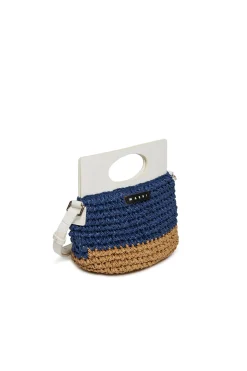 MARNI Borsa Light in tessuto effetto rafia | Borse E Zaini