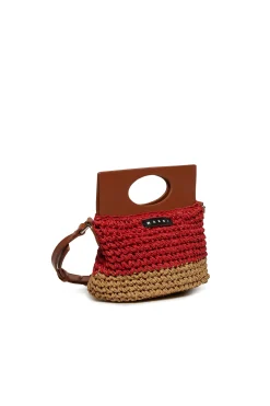 MARNI Borsa Light in tessuto effetto rafia | Borse E Zaini