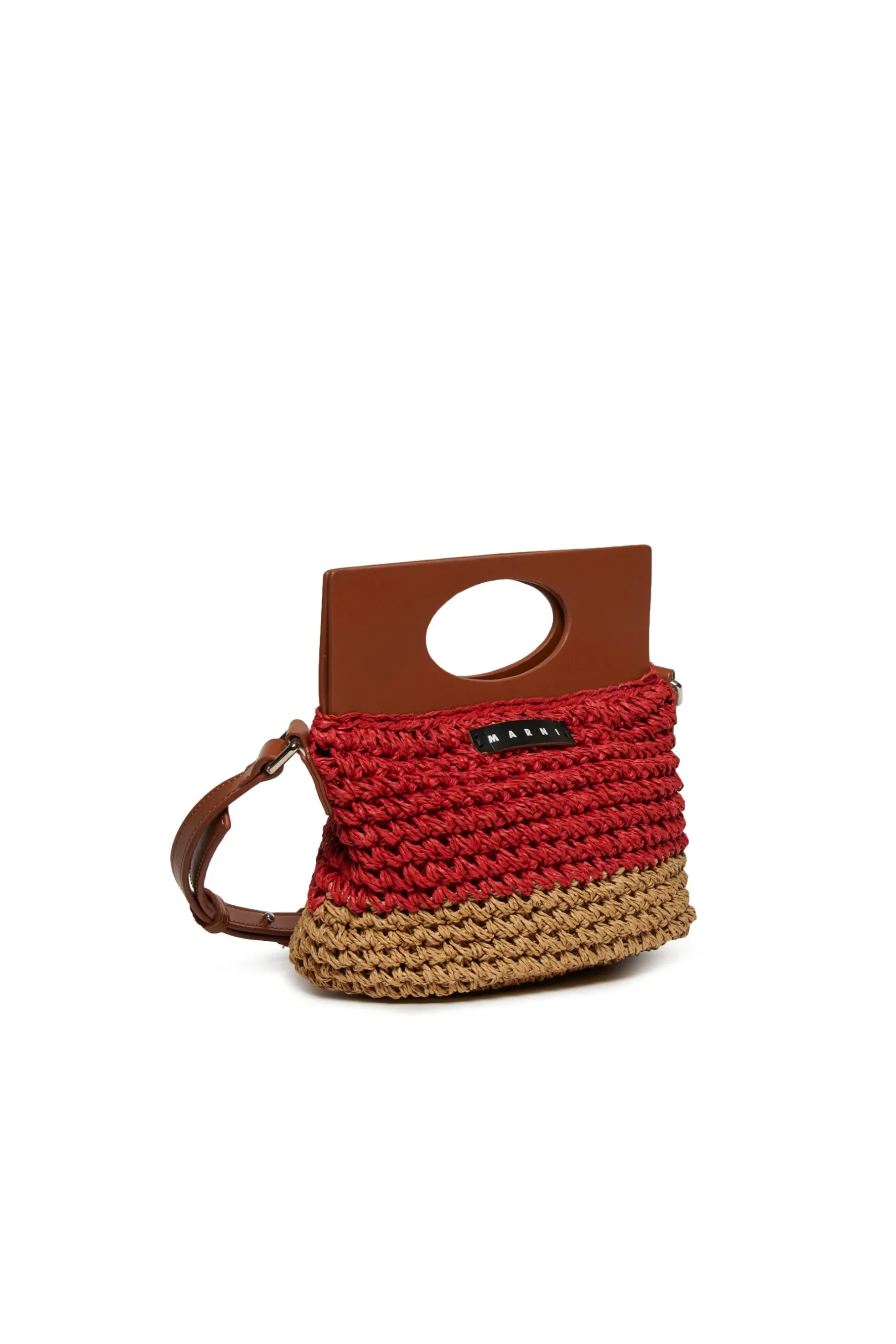MARNI Borsa Light in tessuto effetto rafia | Borse E Zaini