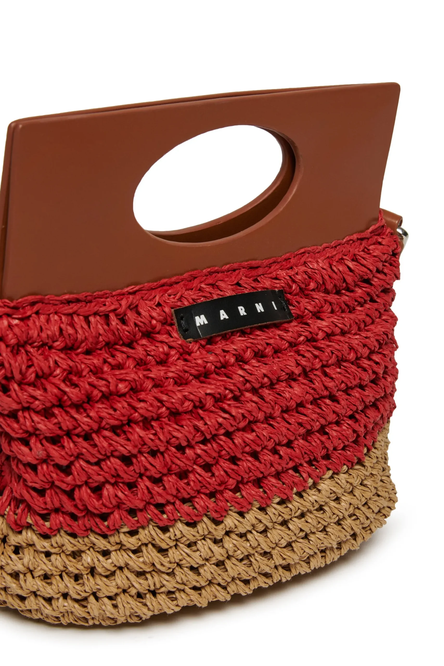 MARNI Borsa Light in tessuto effetto rafia | Borse E Zaini