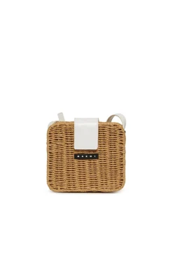 MARNI Borsa Pic-Nic in tessuto effetto rafia | Borse E Zaini