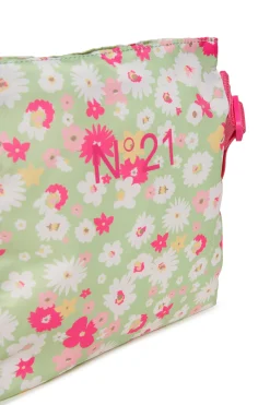 N°21 Borsa pochette allover Flowers | Bambino Borse E Zaini | Logomania