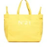 N°21 Borsa shopper in canvas con logo | Borse E Zaini