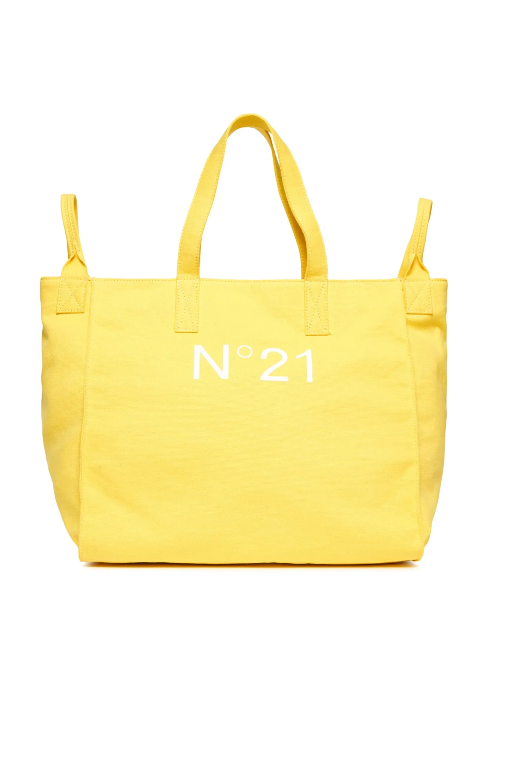 N°21 Borsa shopper in canvas con logo | Borse E Zaini