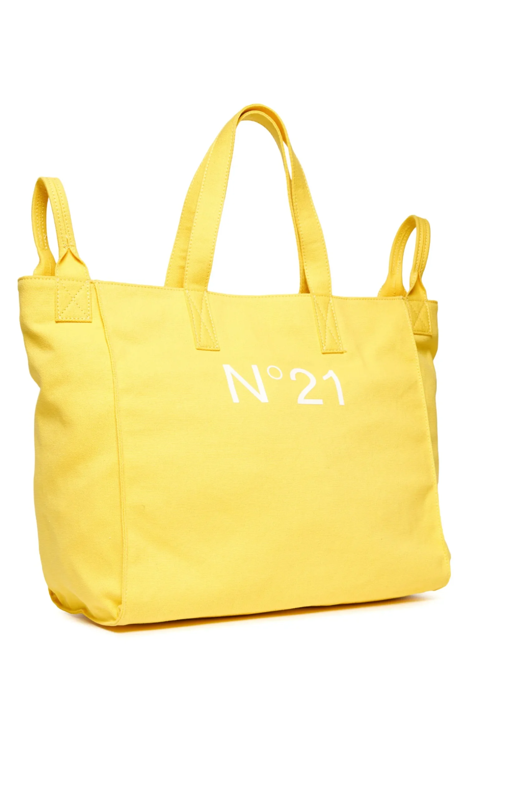 N°21 Borsa shopper in canvas con logo | Borse E Zaini