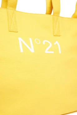 N°21 Borsa shopper in canvas con logo | Borse E Zaini