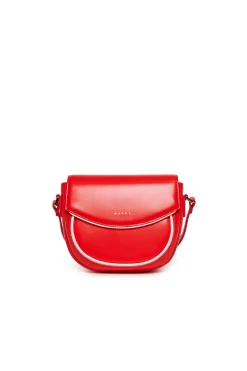 MARNI Borsa Smile Bag in tessuto spalmato con tracolla | Borse E Zaini