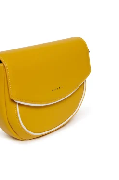 MARNI Borsa Smile Bag in tessuto spalmato con tracolla | Borse E Zaini