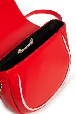 MARNI Borsa Smile Bag in tessuto spalmato con tracolla | Borse E Zaini
