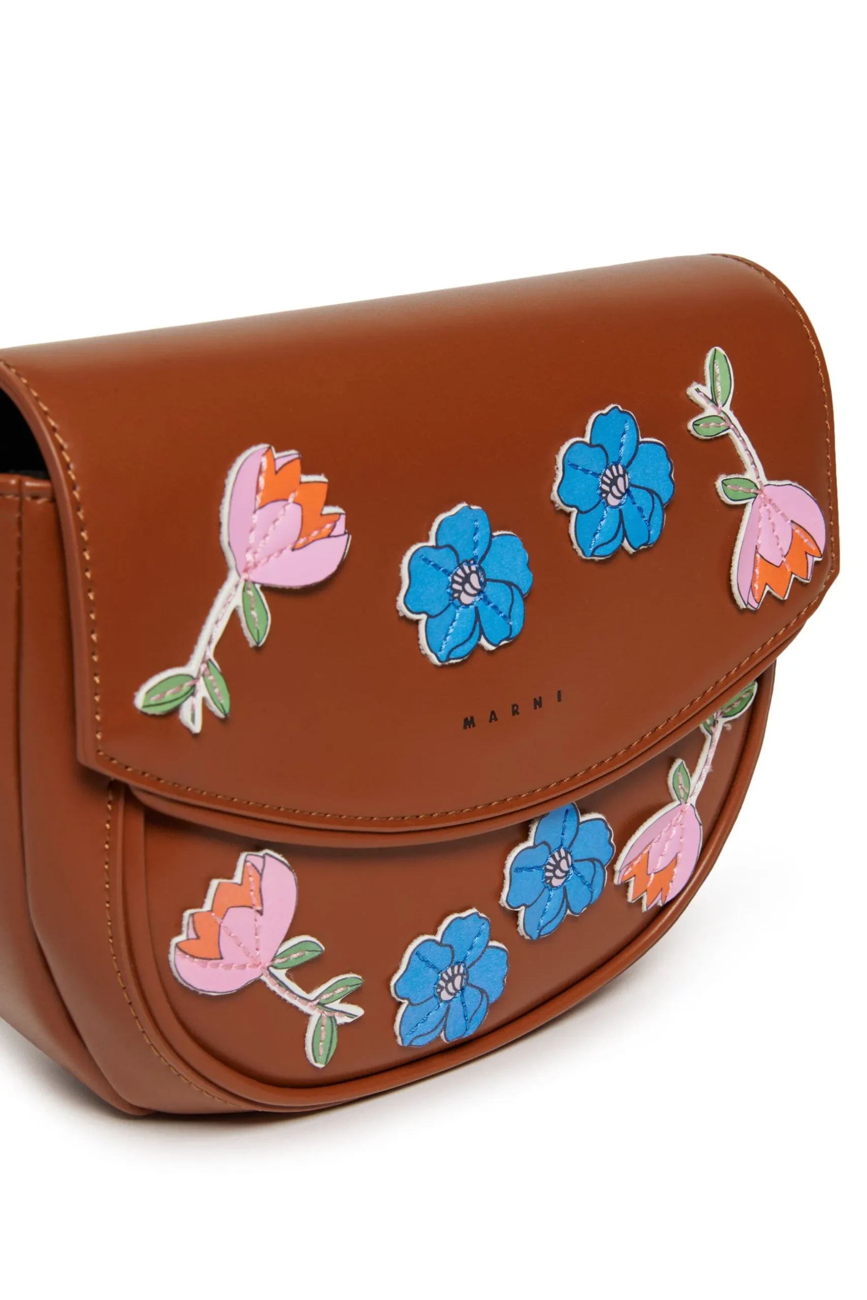 MARNI Borsa Smile con fiorellini | Borse E Zaini