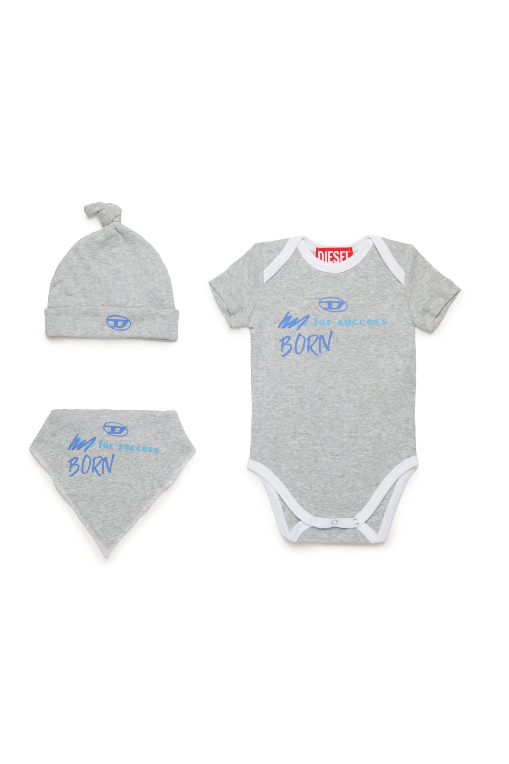 DIESEL Box kit in microcostine con logo Oval D | Bambino Neonato (0-12M) | Oval D By Diesel