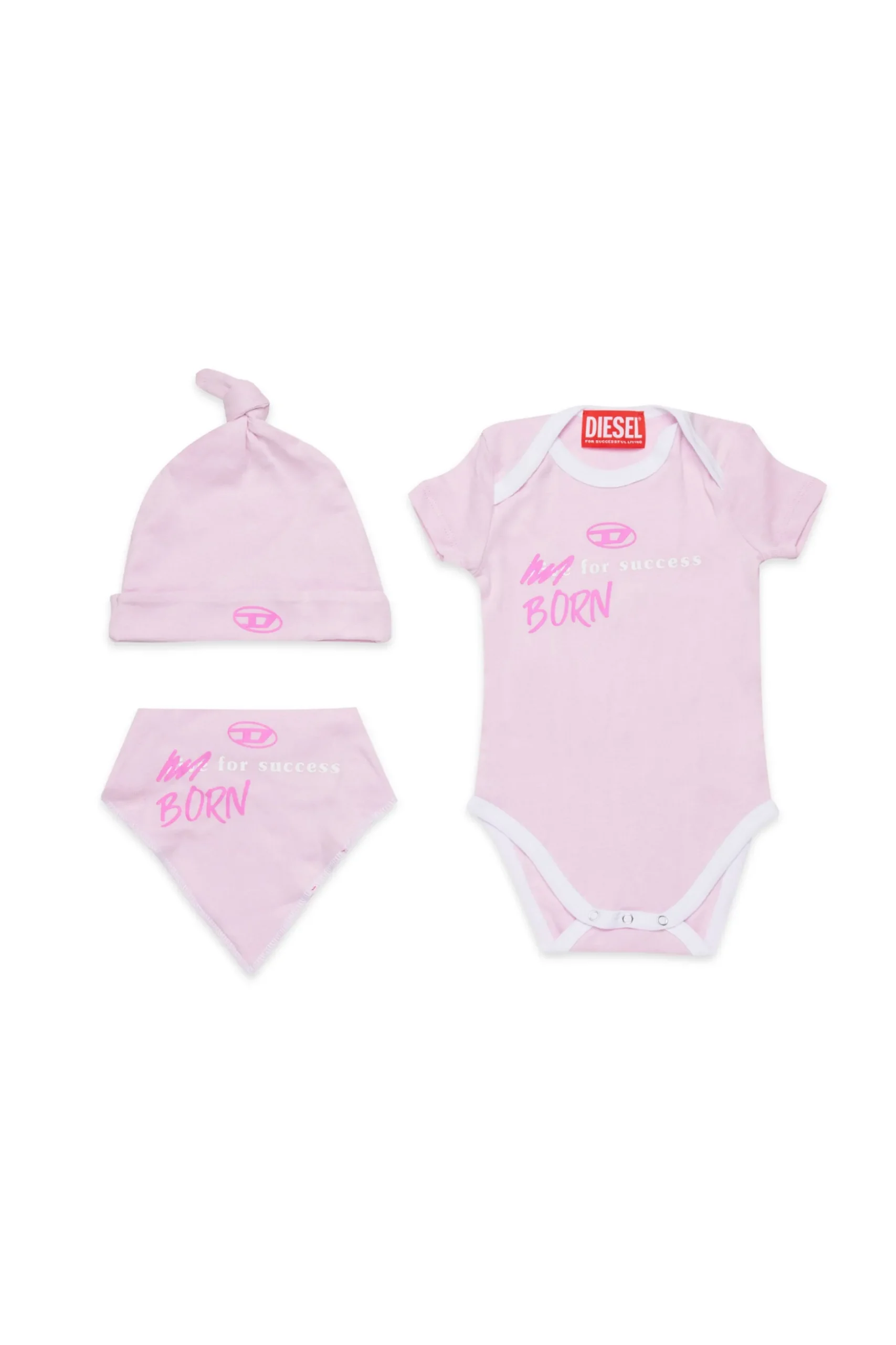 DIESEL Box kit in microcostine con logo Oval D | Bambino Neonato (0-12M) | Oval D By Diesel