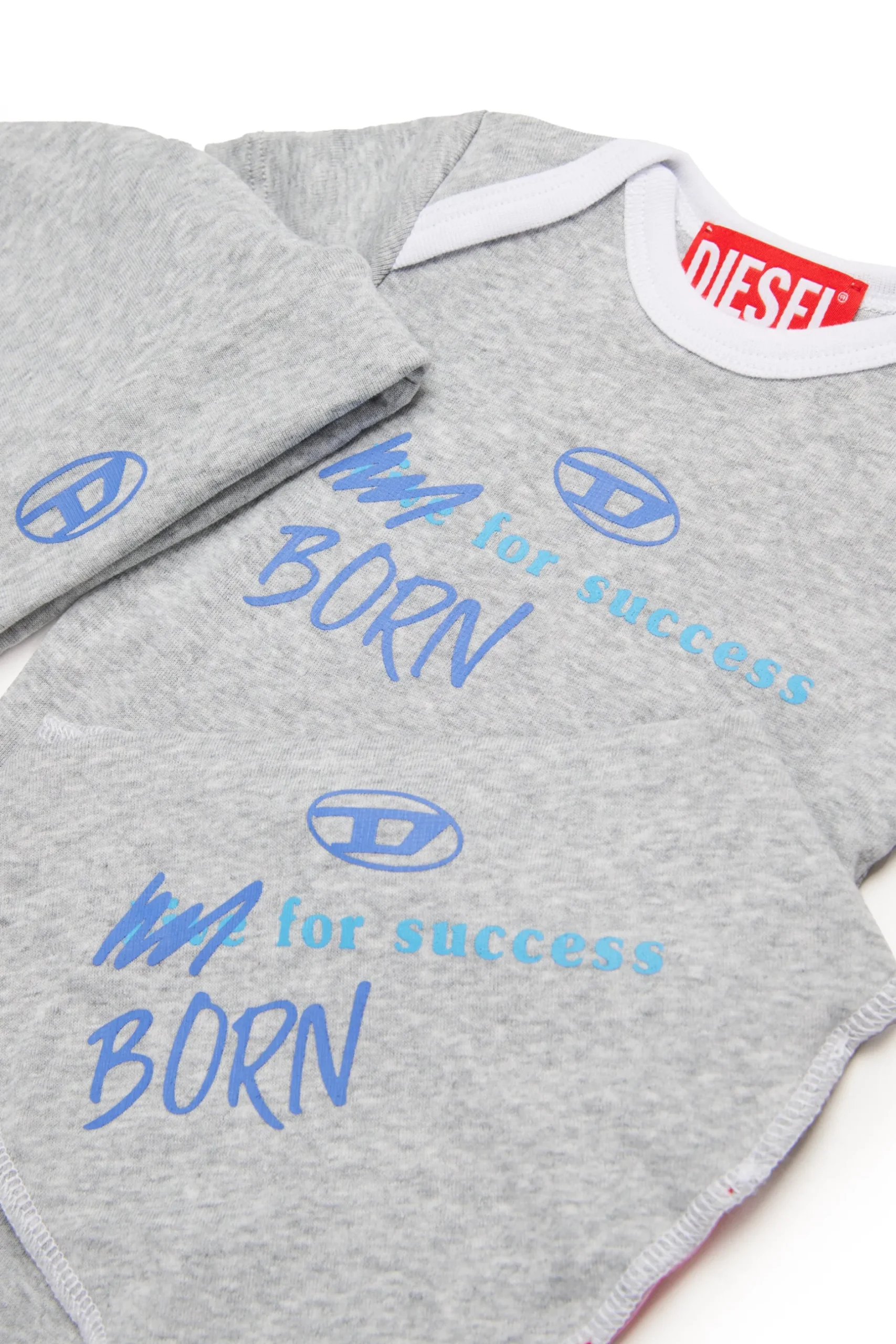 DIESEL Box kit in microcostine con logo Oval D | Bambino Neonato (0-12M) | Oval D By Diesel