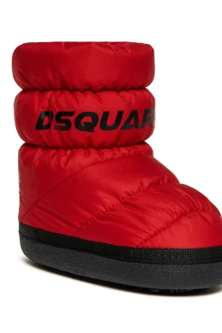DSQUARED2 Branded puffy snow boots | Bambino Stivali E Anfibi | Anfibi E Stivali