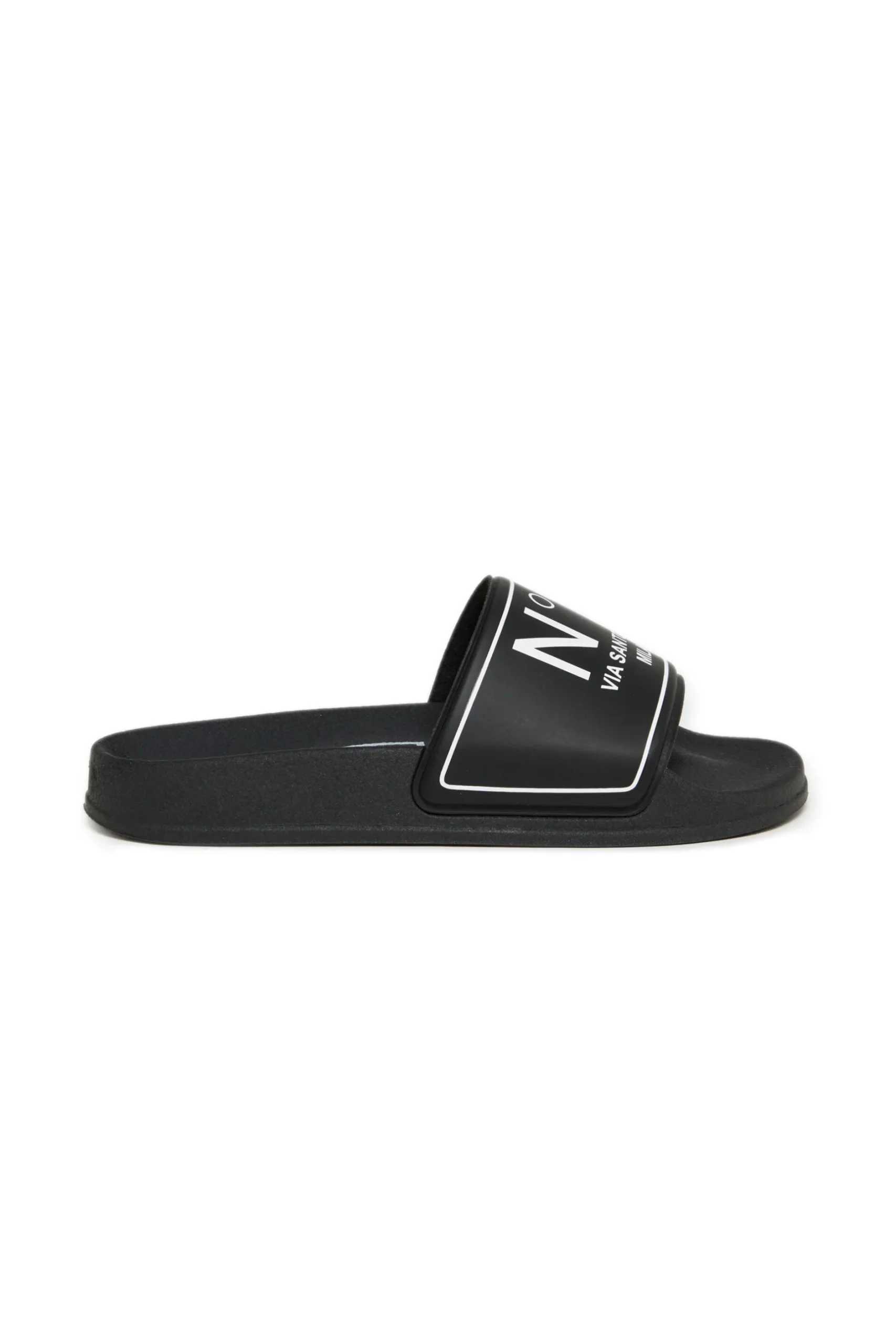 N°21 Branded slide slippers | Bambino Sandali E Ciabatte | Ciabatte E Sandali