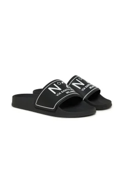 N°21 Branded slide slippers | Bambino Sandali E Ciabatte | Ciabatte E Sandali