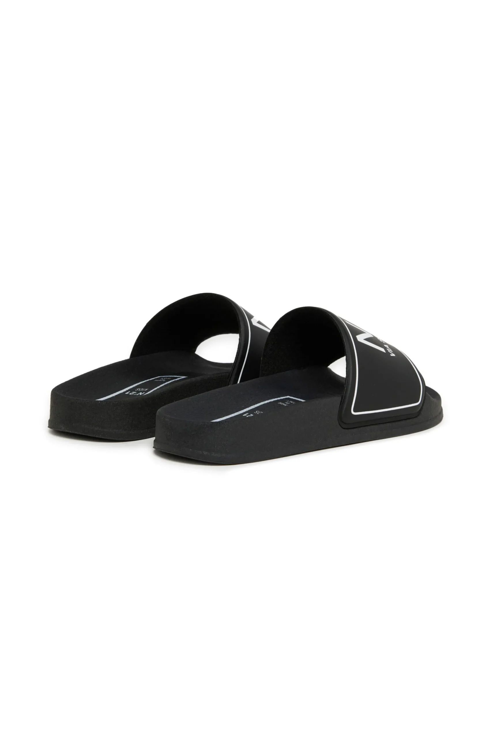 N°21 Branded slide slippers | Bambino Sandali E Ciabatte | Ciabatte E Sandali