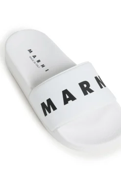 MARNI Branded slide slippers | Bambino Sandali E Ciabatte | Ciabatte E Sandali