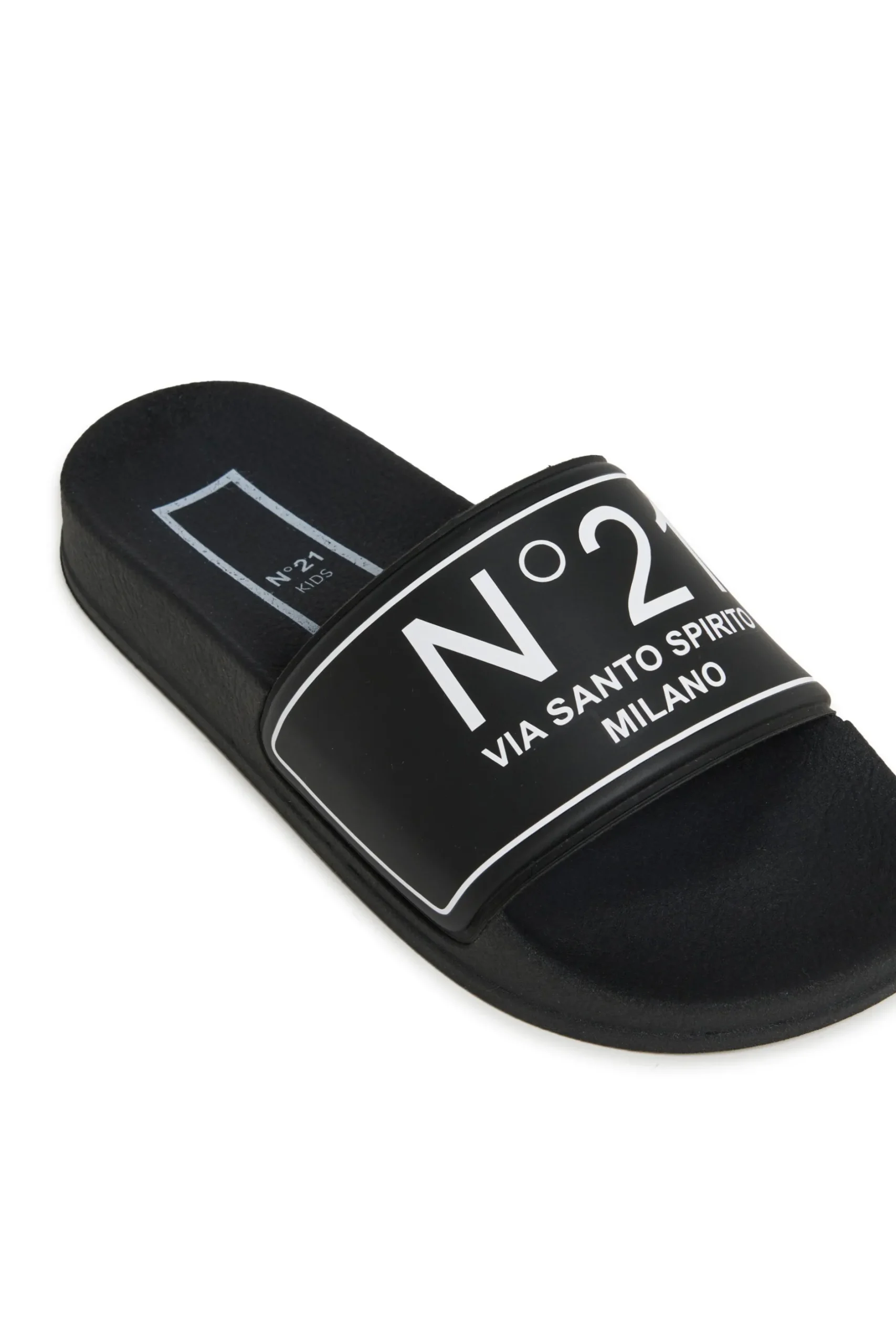 N°21 Branded slide slippers | Bambino Sandali E Ciabatte | Ciabatte E Sandali