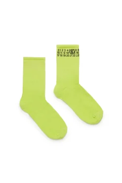 MM6 MAISON MARGIELA Calzini a costine con numeric logo | Bambino Calzini | Logomania