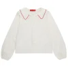 MAX&Co. Camicia a collo ampio con ruches | Camicie