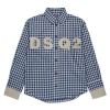 DSQUARED2 Camicia allover check con logo DSQ2 | Bambino Logomania | Logomania