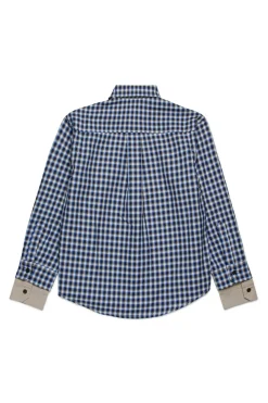 DSQUARED2 Camicia allover check con logo DSQ2 | Bambino Logomania | Logomania