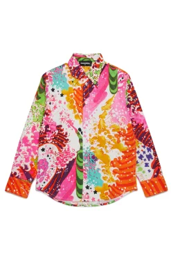 DSQUARED2 Camicia allover Psychedelic Dreams | Bambino Camicie | Party Looks