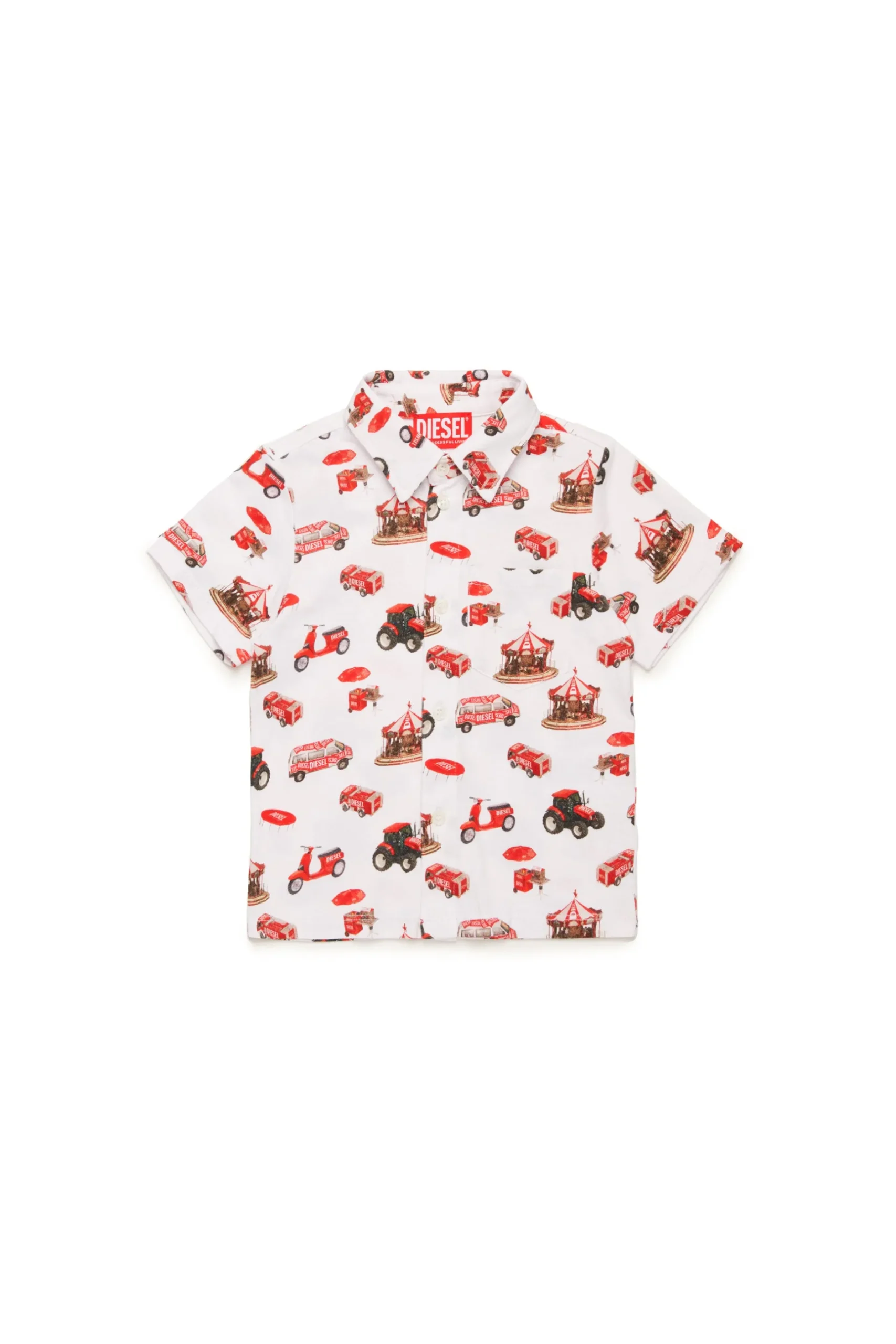 DIESEL Camicia bowling allover Funny Campaign | Bambino Camicie | Swimwear