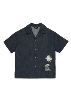 N°21 Camicia bowling in denim chambray | Bambino Camicie