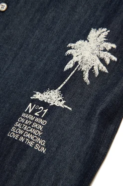 N°21 Camicia bowling in denim chambray | Bambino Camicie