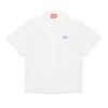 DIESEL Camicia bowling in popeline con logo Oval D | Bambino Oval D By Diesel | Oval D By Diesel