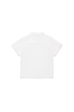 DIESEL Camicia bowling in popeline con logo Oval D | Camicie