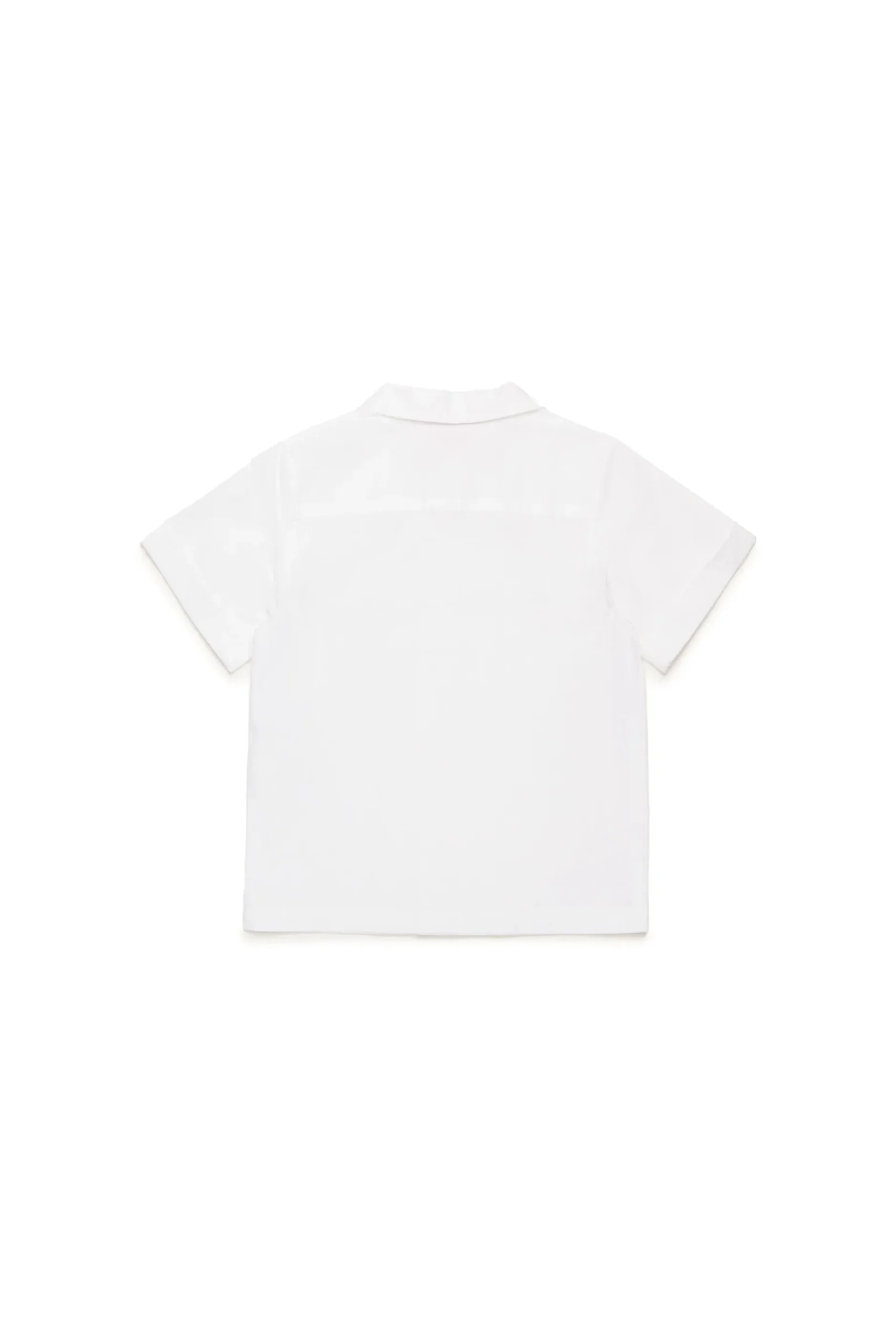 DIESEL Camicia bowling in popeline con logo Oval D | Camicie