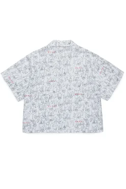 MARNI Camicia bowling in popeline allover Joy | Bambino Camicie | Camicie