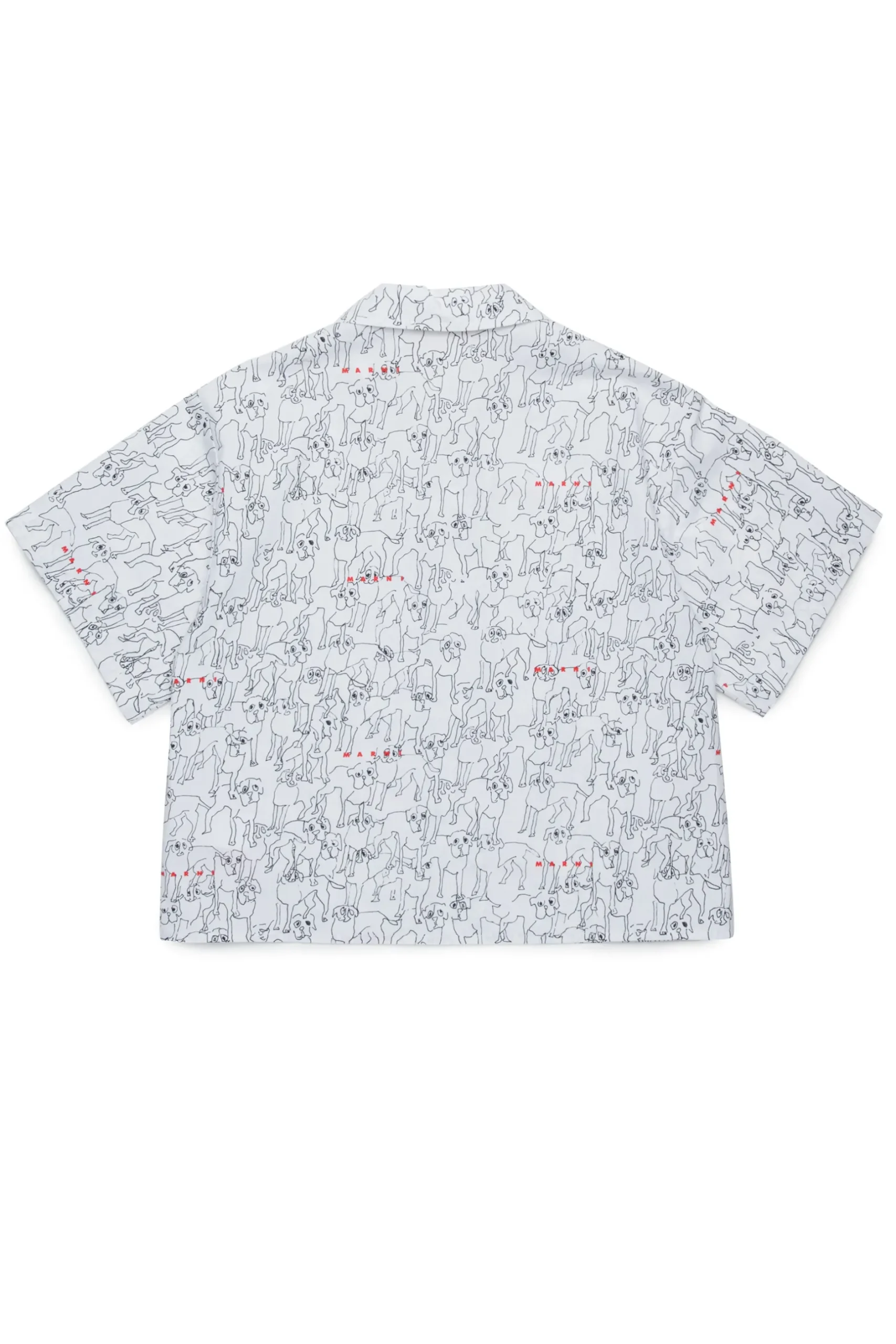 MARNI Camicia bowling in popeline allover Joy | Bambino Camicie | Camicie