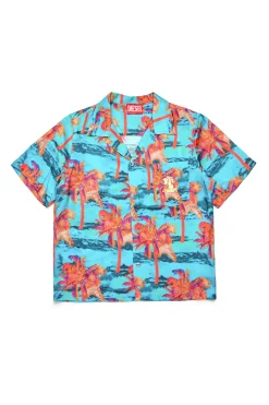 DIESEL Camicia bowling in viscosa allover Hawaii | Bambino Swimwear | Swimwear