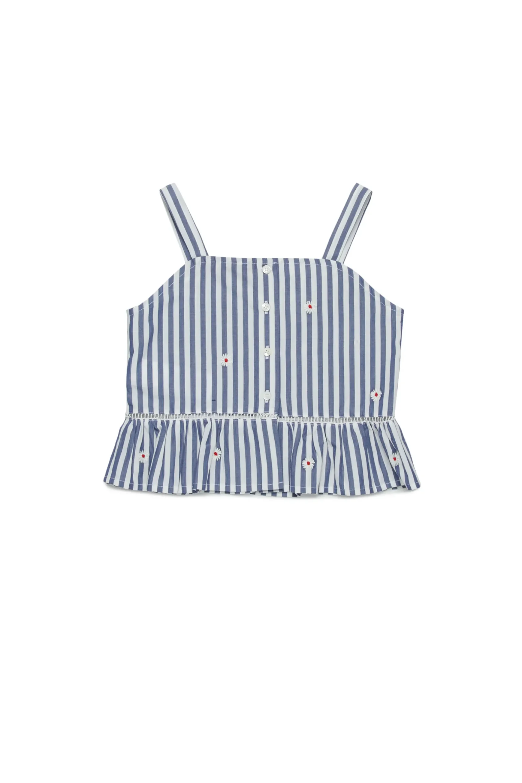 MAX&Co. Camicia con spalline in popeline a righe | Camicie