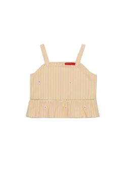 MAX&Co. Camicia con spalline in popeline a righe | Camicie