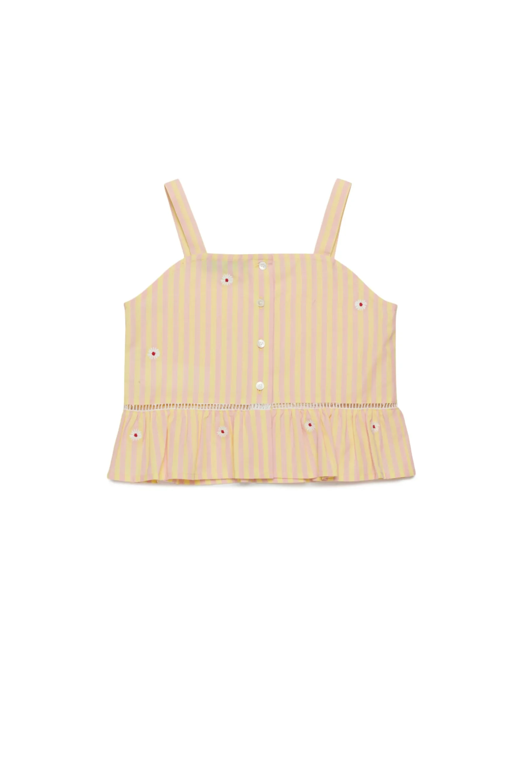 MAX&Co. Camicia con spalline in popeline a righe | Camicie