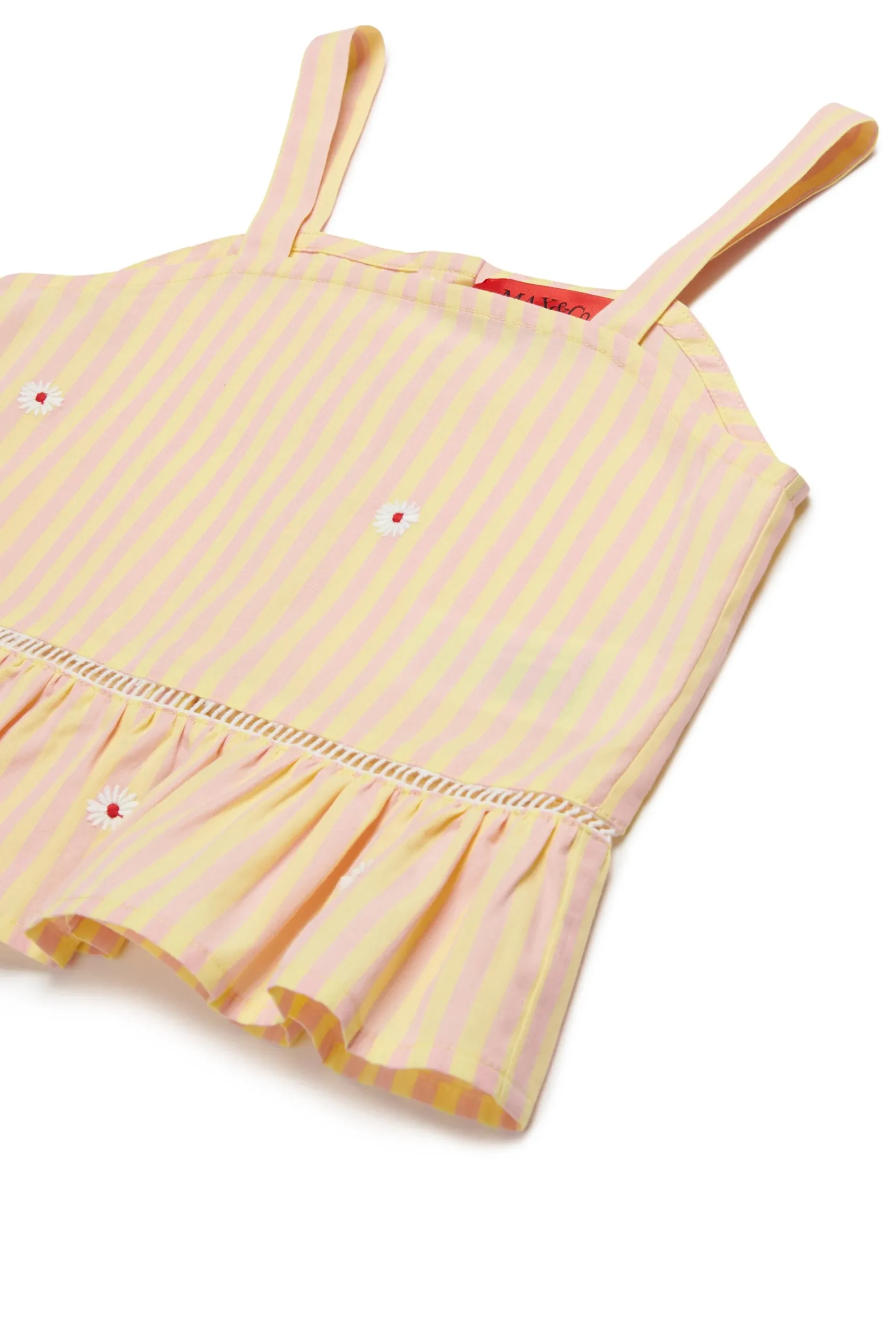 MAX&Co. Camicia con spalline in popeline a righe | Camicie