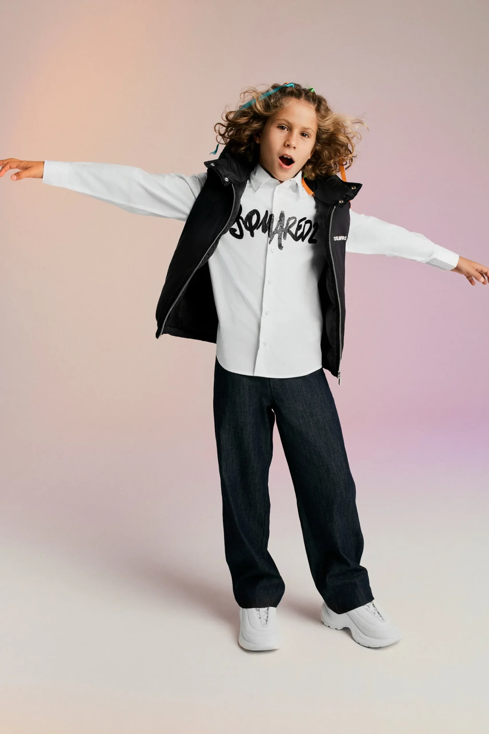 DSQUARED2 Camicia evening in popeline | Bambino Logomania | Logomania