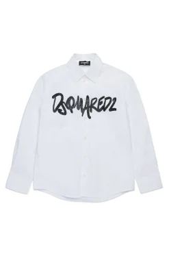 DSQUARED2 Camicia evening in popeline | Bambino Logomania | Logomania