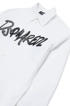 DSQUARED2 Camicia evening in popeline | Bambino Logomania | Logomania